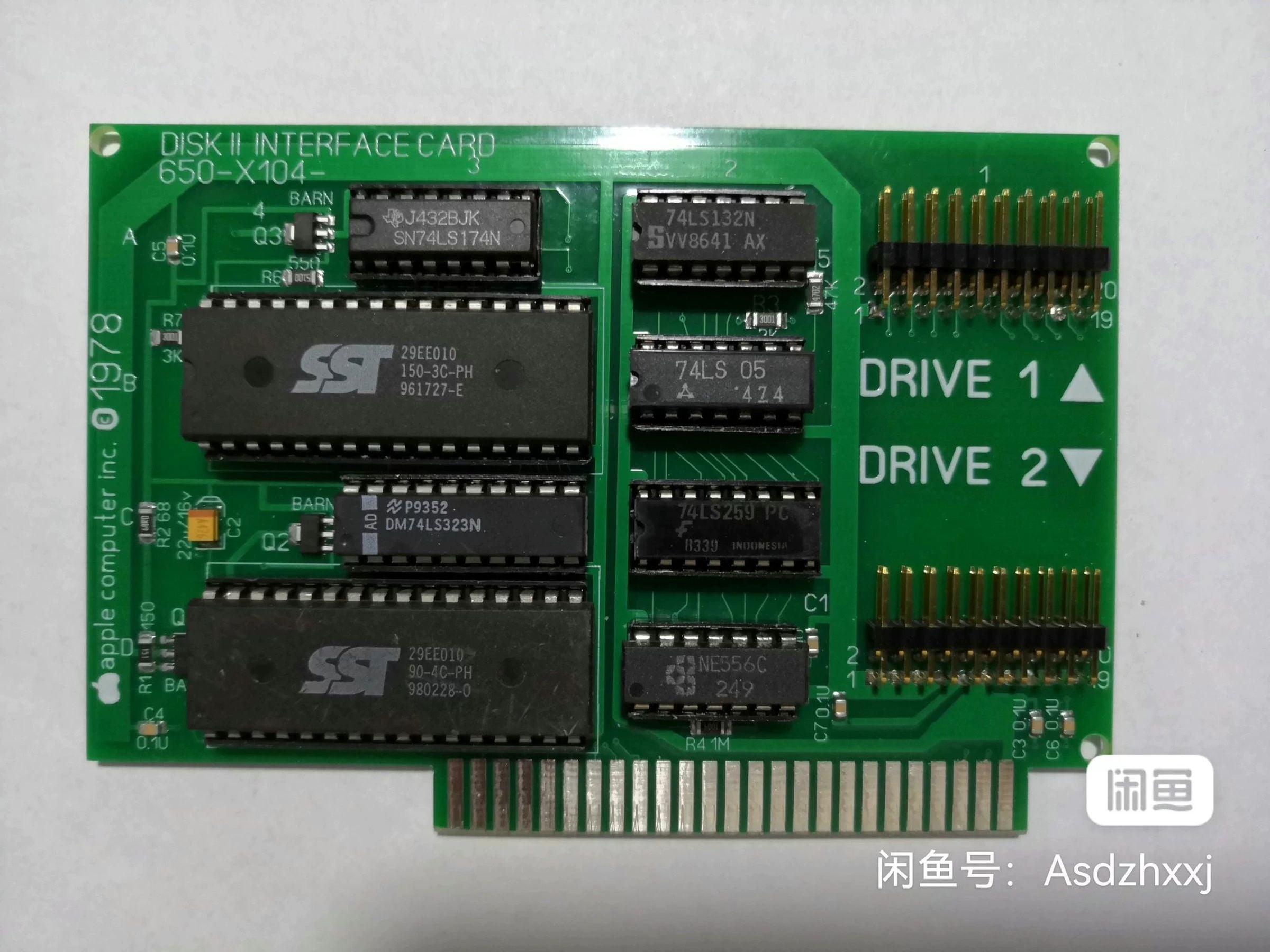 Apple II EEPROM + DISK II 2-in-1 Card