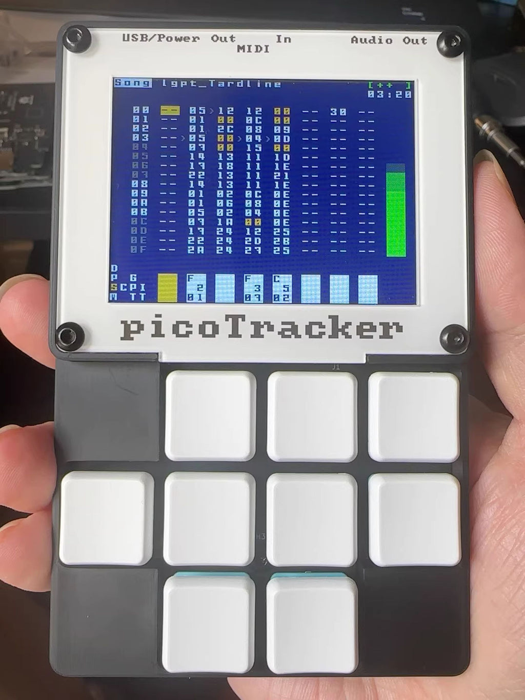 PicoTracker 2.1 - Palm-Sized Open Hardware Groovebox