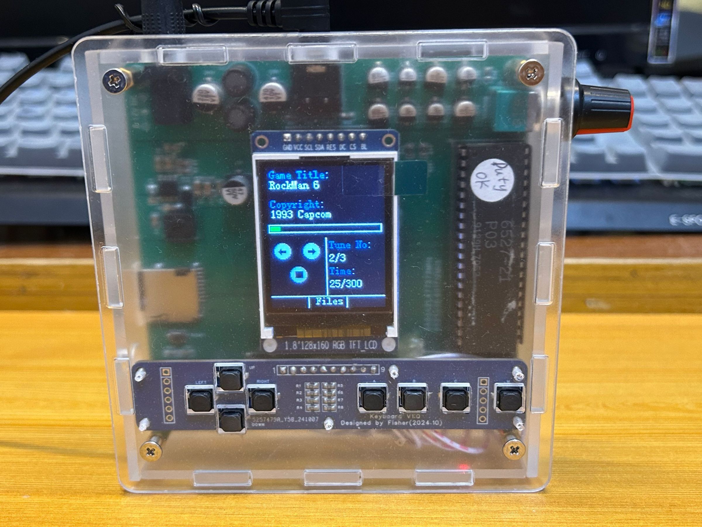 Fisher NES Music Box - 2A03 NSF/VGM Player