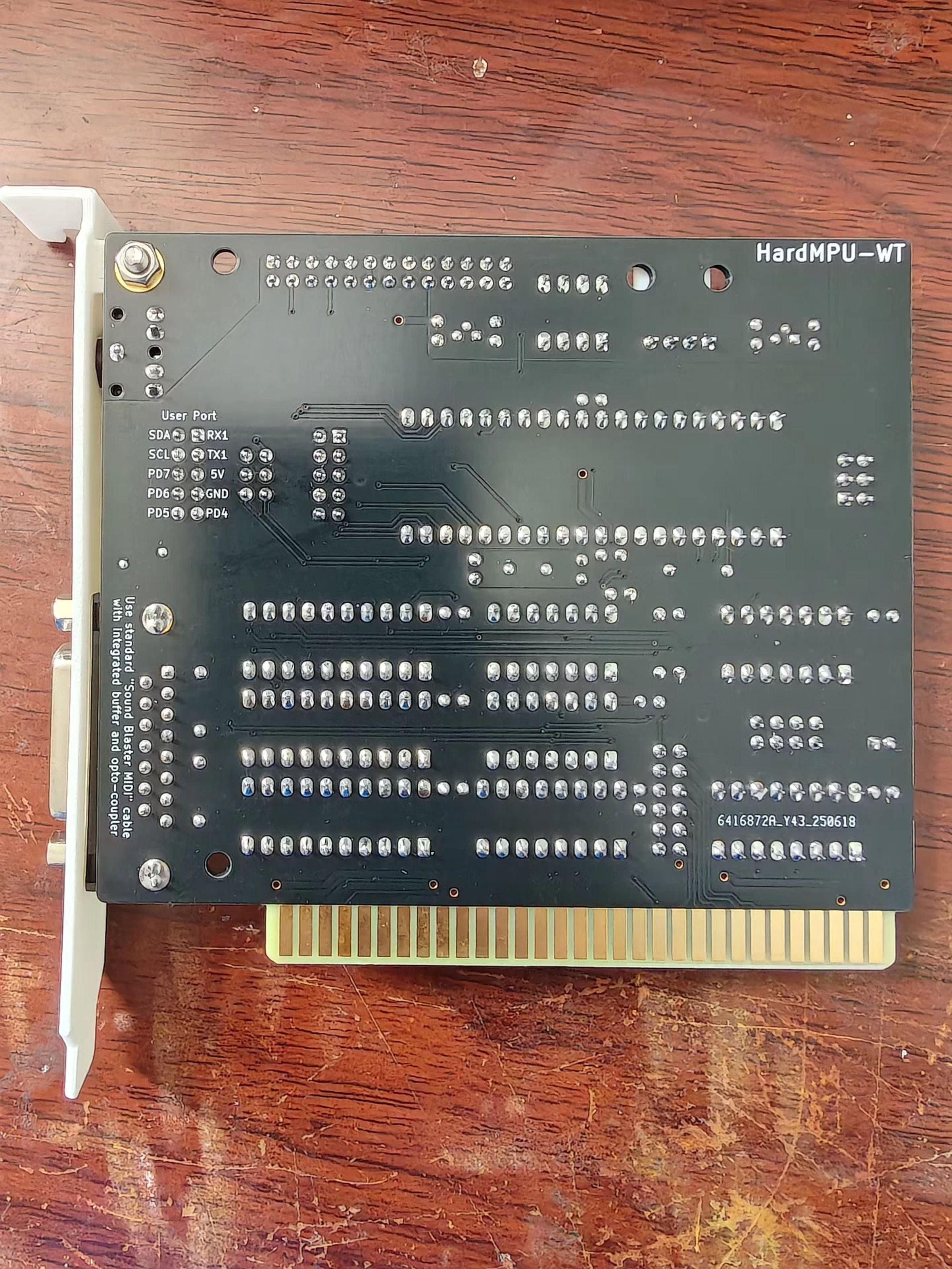 HardMPU-WT MPU-401 MIDI ISA Card