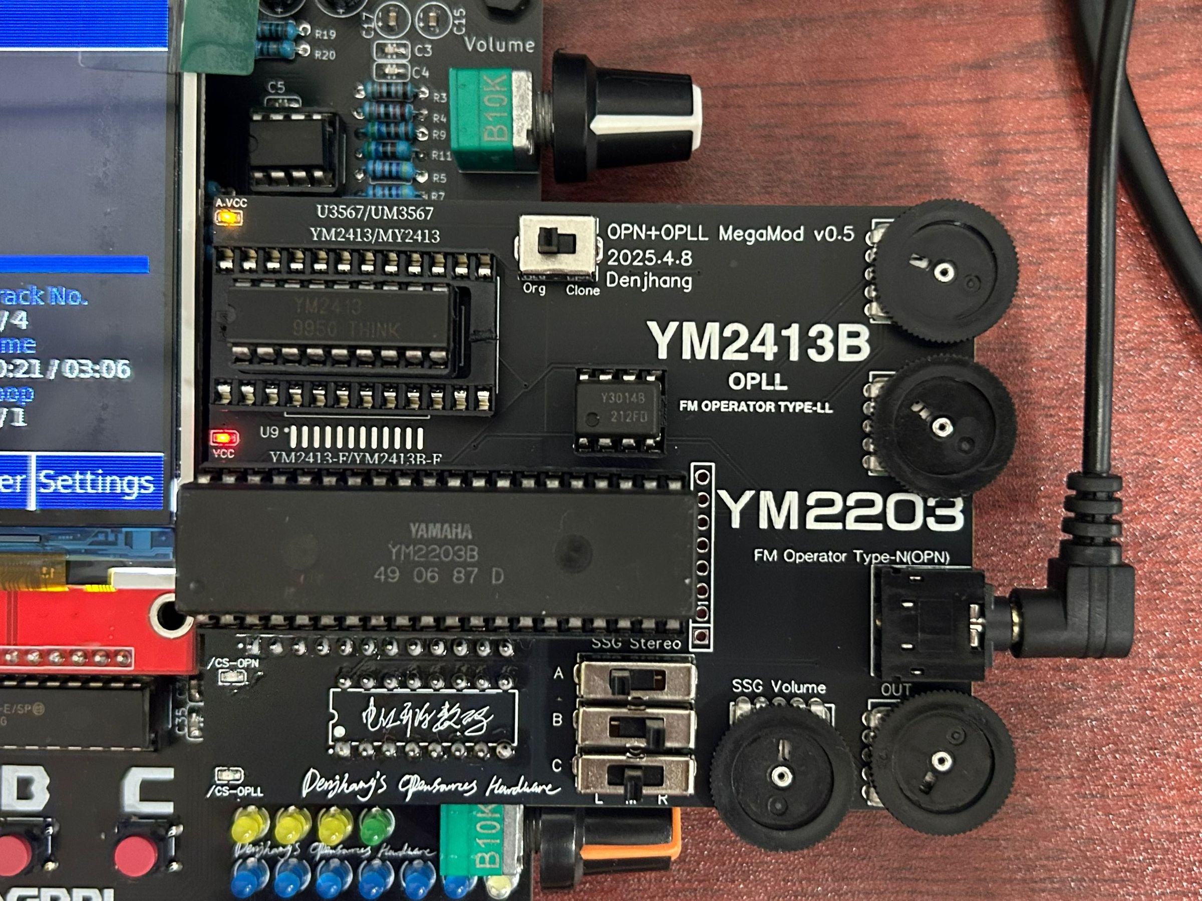 OPN+OPLL MegaMod - YM2203 & YM2413 Combo