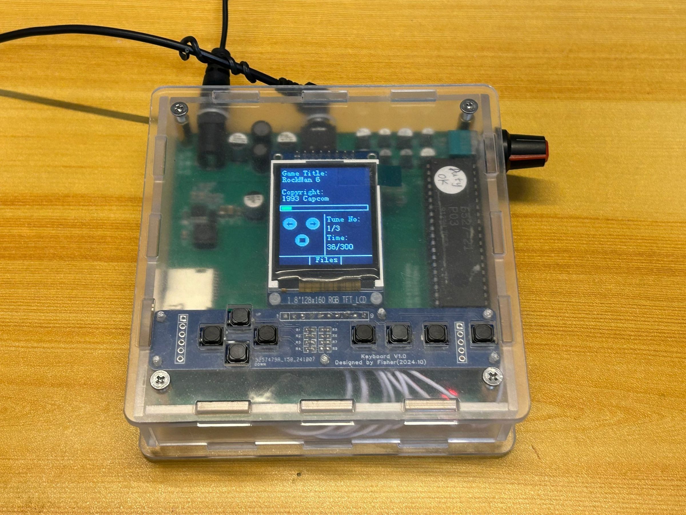 Fisher NES Music Box - 2A03 NSF/VGM Player