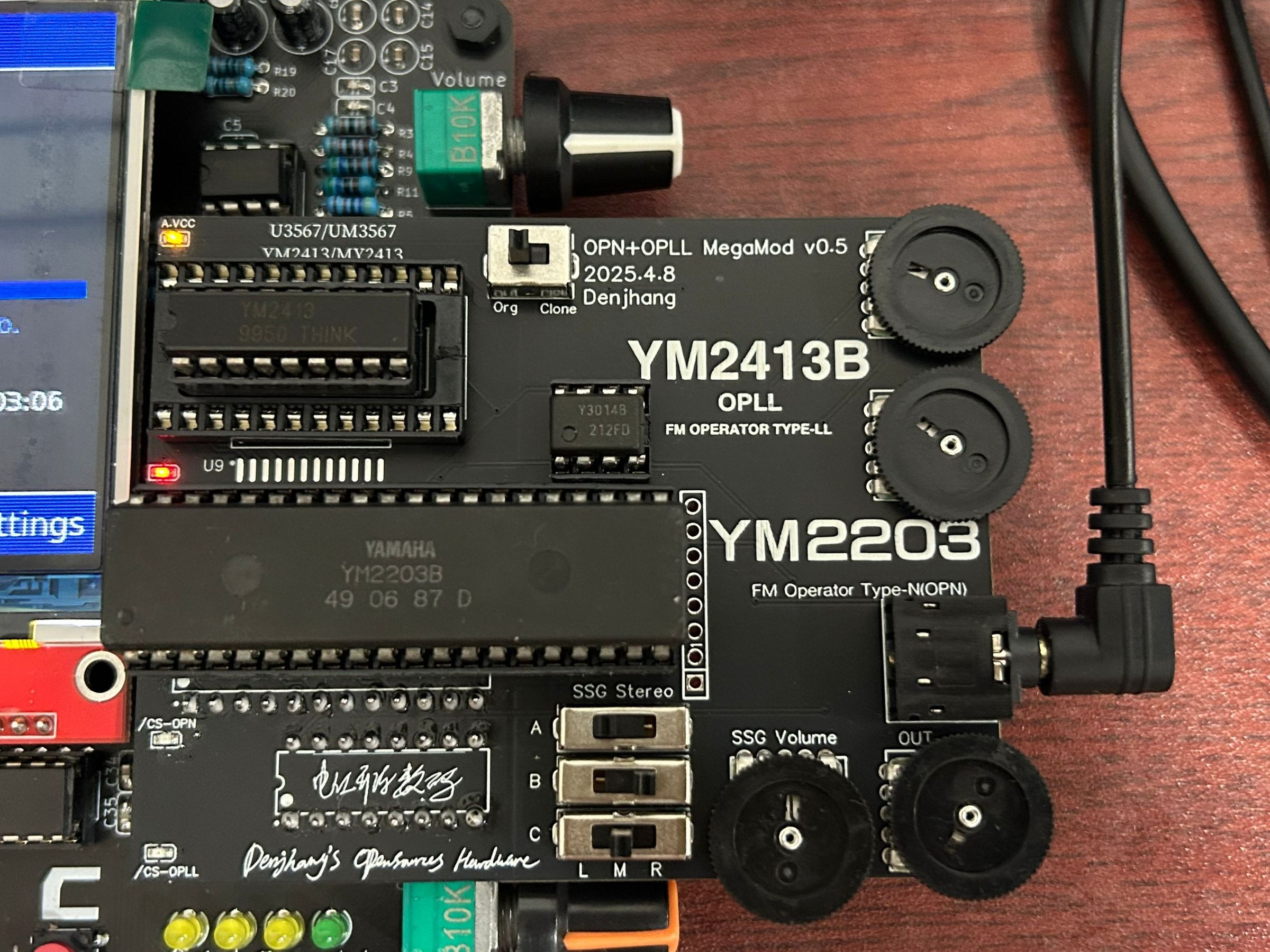 OPN+OPLL MegaMod - YM2203 & YM2413 Combo