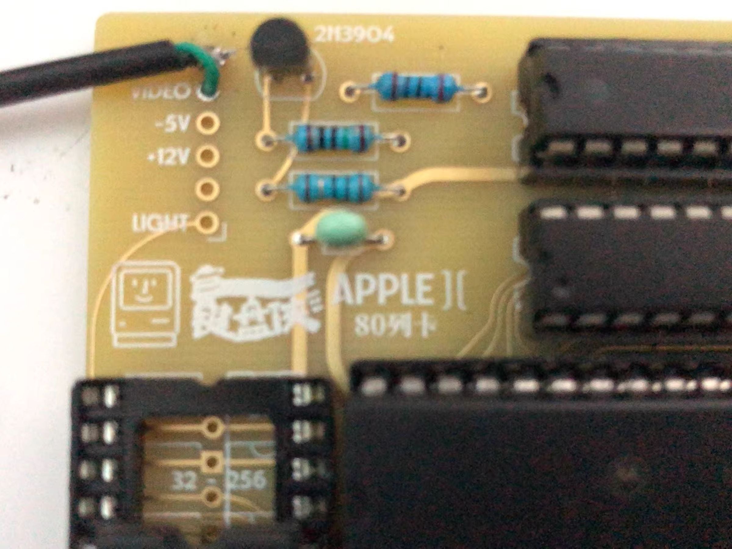 Apple II 80-Column Text Card – ENIG Gold Edition
