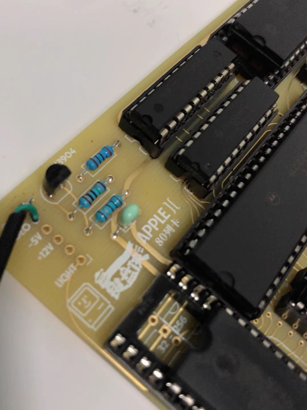 Apple II 80-Column Text Card – ENIG Gold Edition