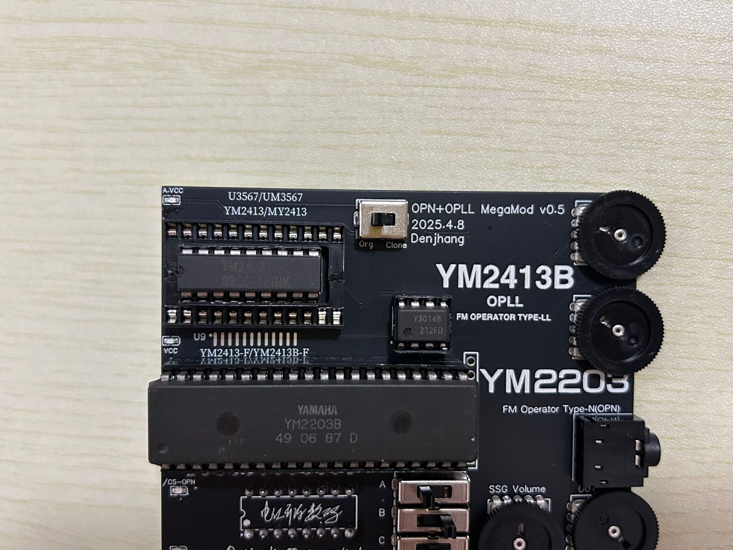 OPN+OPLL MegaMod - YM2203 & YM2413 Combo