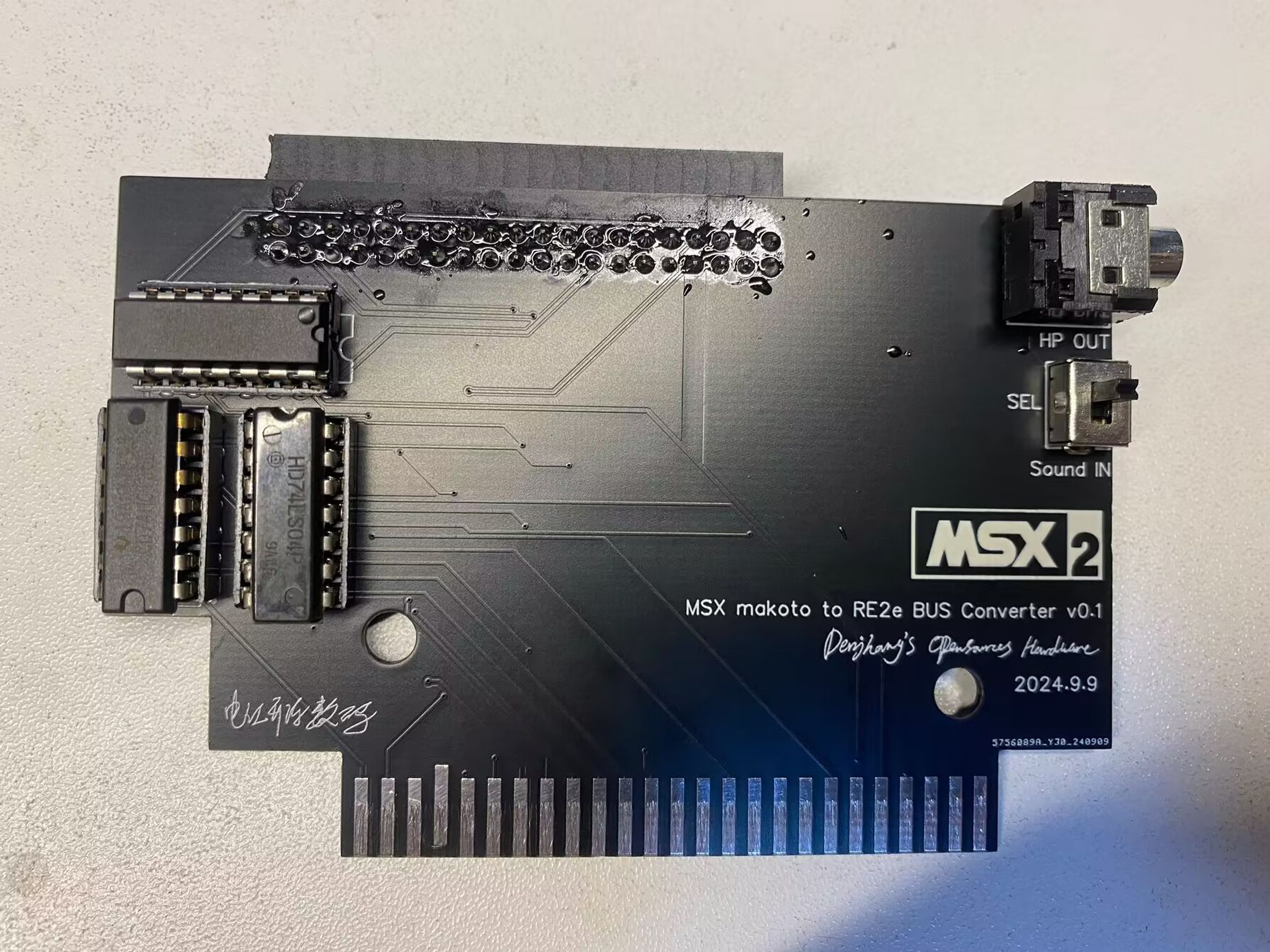 MSX RE2-YM2608 Sound Card (Makoto Compatible)
