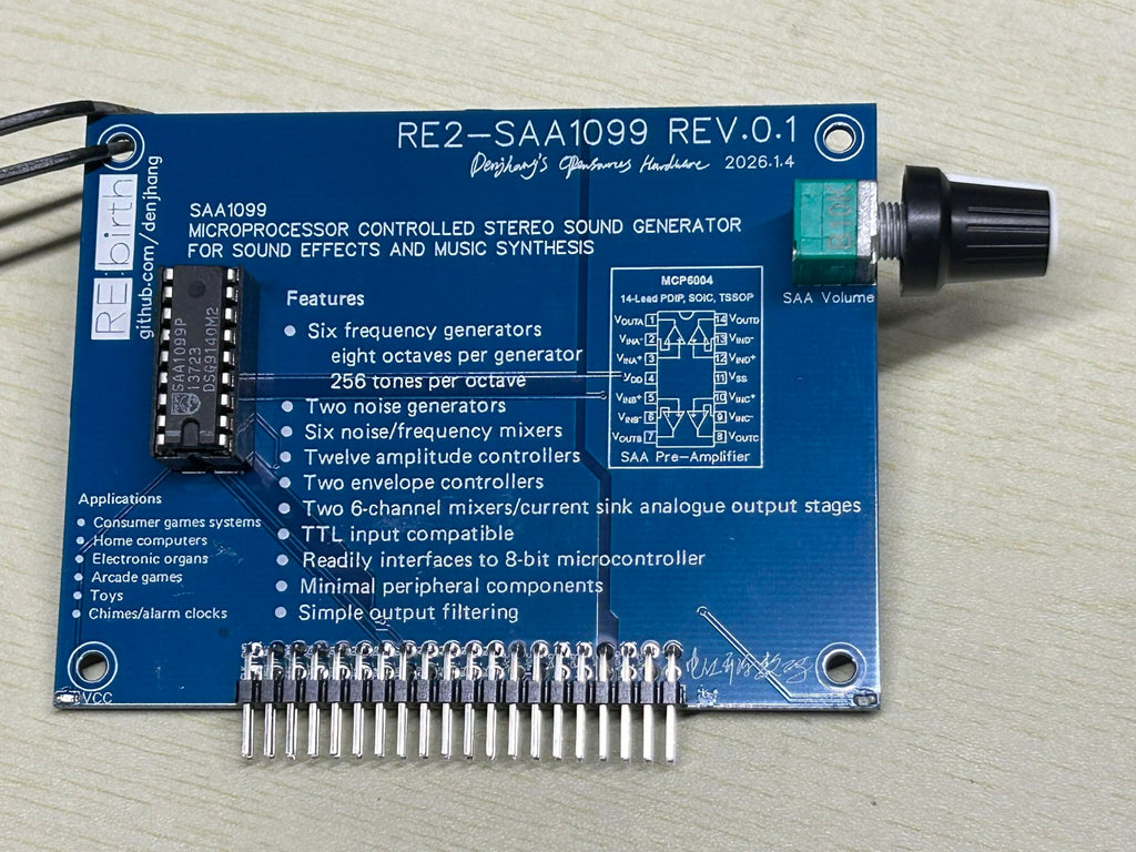 RE2-SAA1099 - Project RE:birth 2nd Sound Card