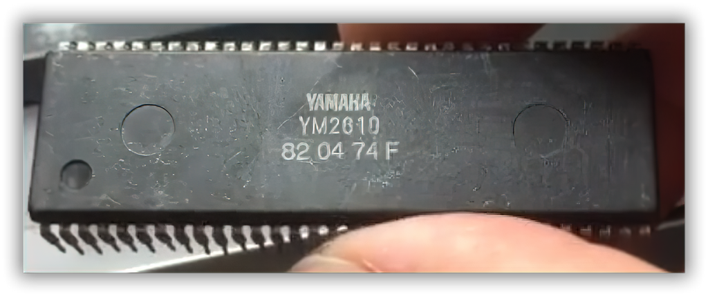 Real Yamaha FM Synthesis Chip — Tested Original