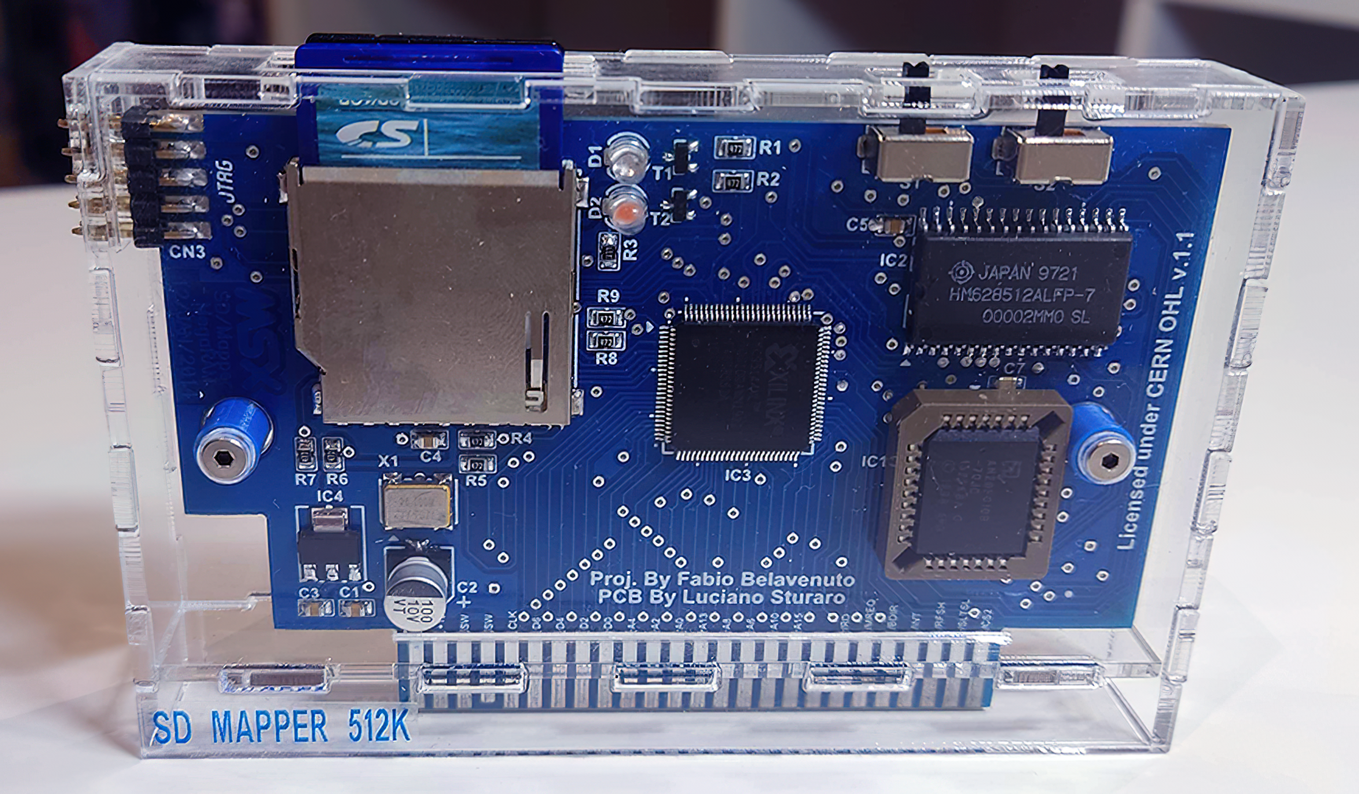 SD Mapper V1 - MSX SD Card & Memory Mapper 512k