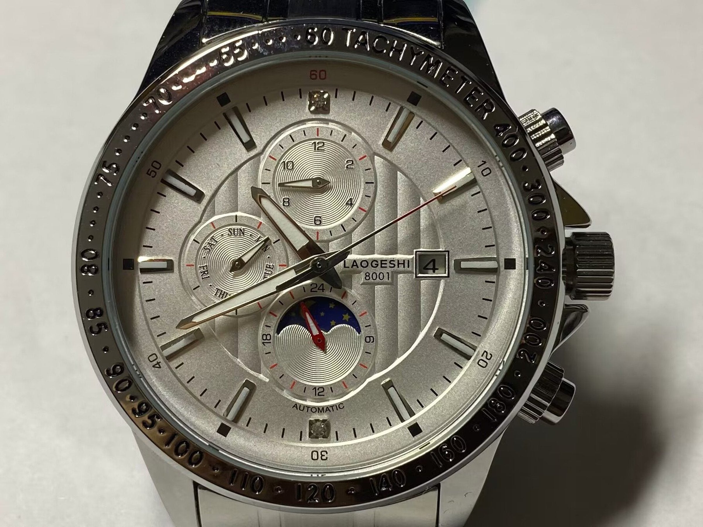 Classic Triple-Calendar Mechanical Dress Watch