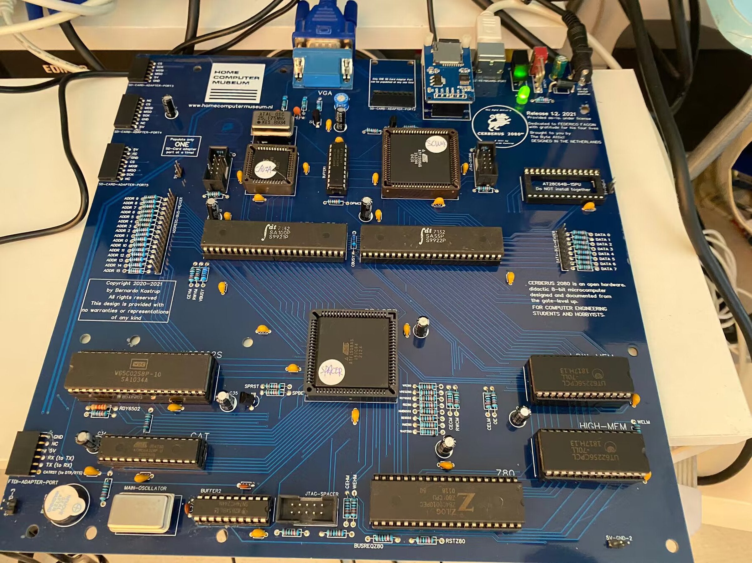 CERBERUS 2080 - Multi-Processor 8-bit SBC