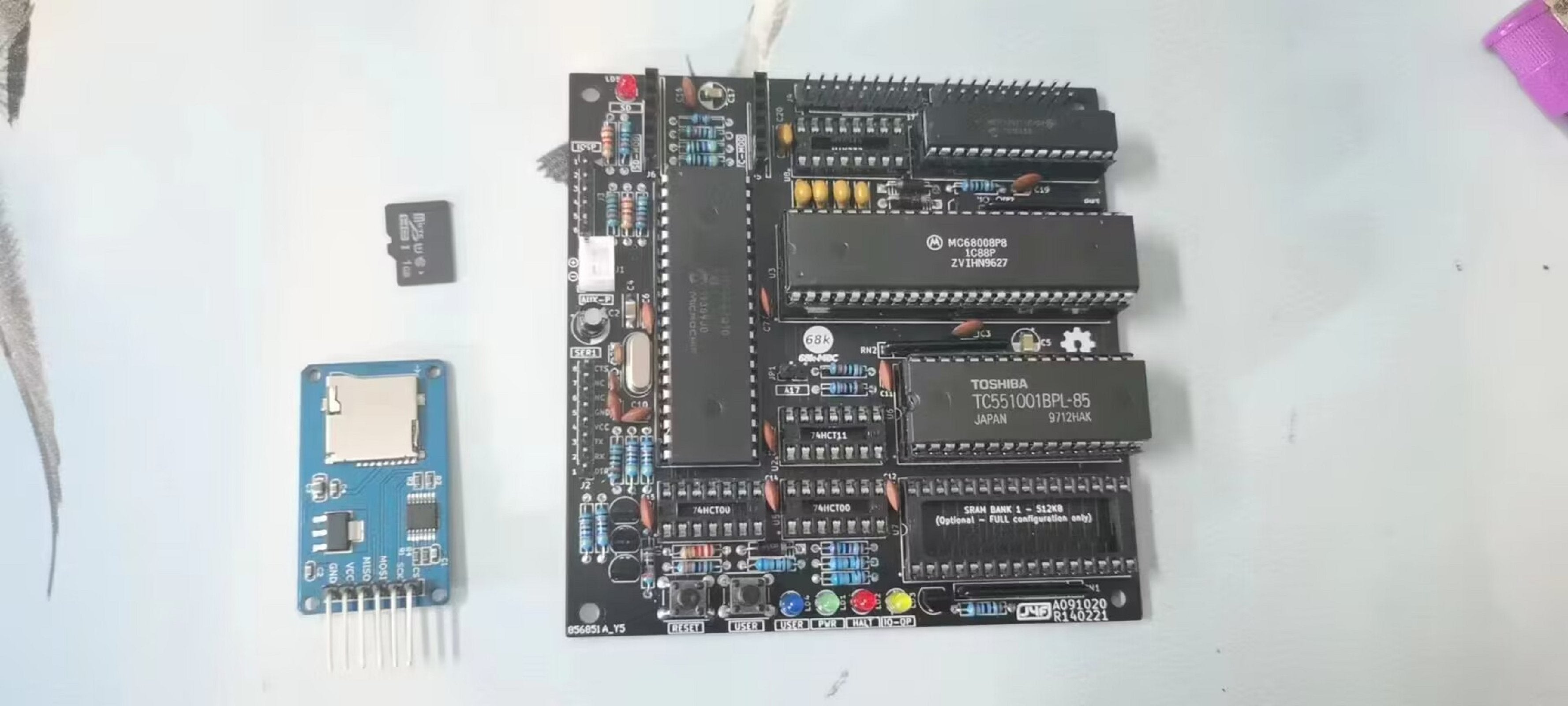 68k-MBC: a 3 ICs 68008 Homebrew Computer