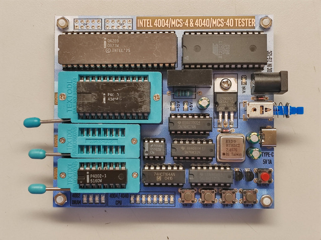 Intel 4004 CPU Tester & MCS-4 System Tester