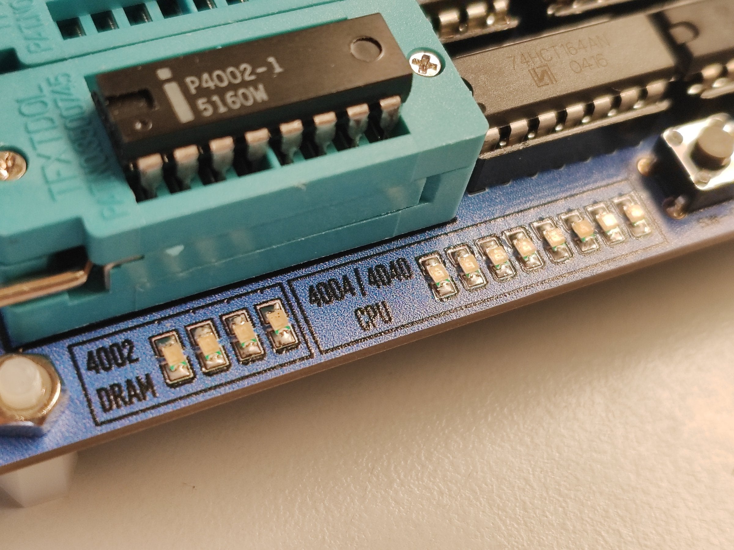 Intel 4004 CPU Tester & MCS-4 System Tester