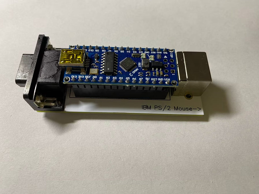 MSX PS/2 Mouse Converter - Arduino Nano Based