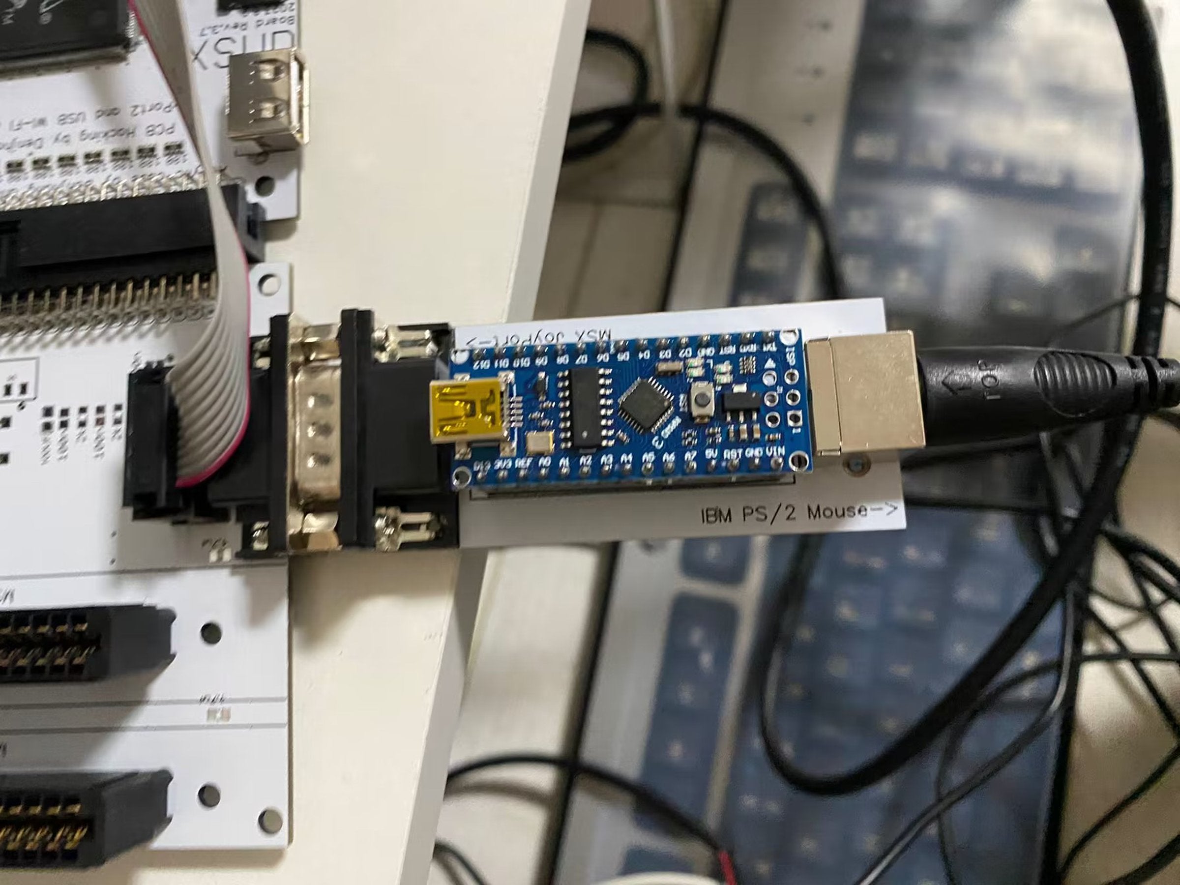 MSX PS/2 Mouse Converter - Arduino Nano Based