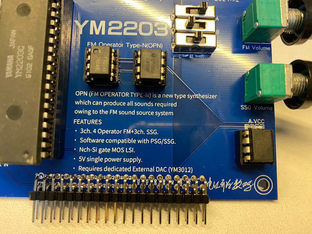 RE2-YM2203 - Project RE:birth 2nd Sound Card
