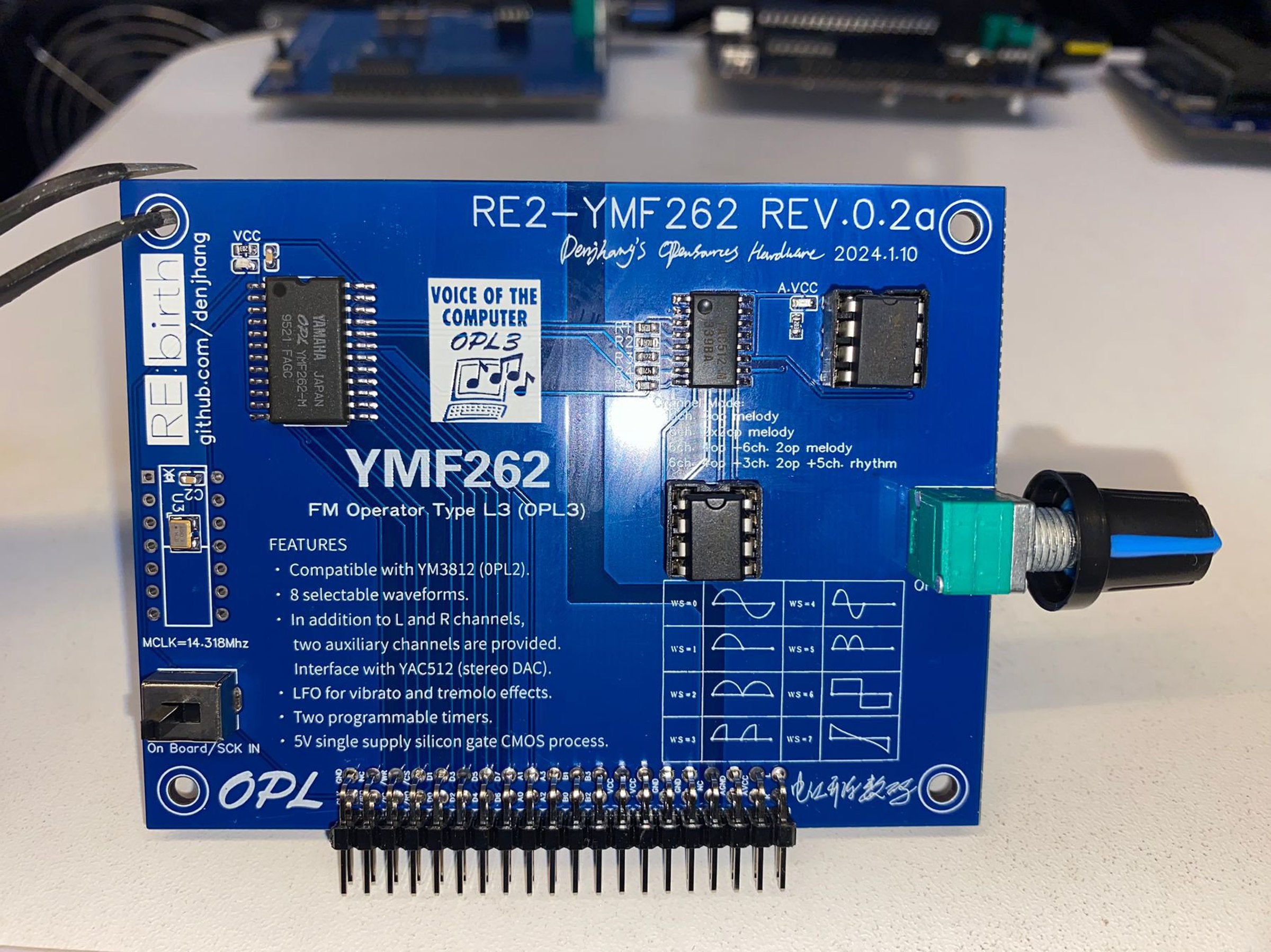 RE2-YMF262 - Project RE:birth 2nd Sound Card