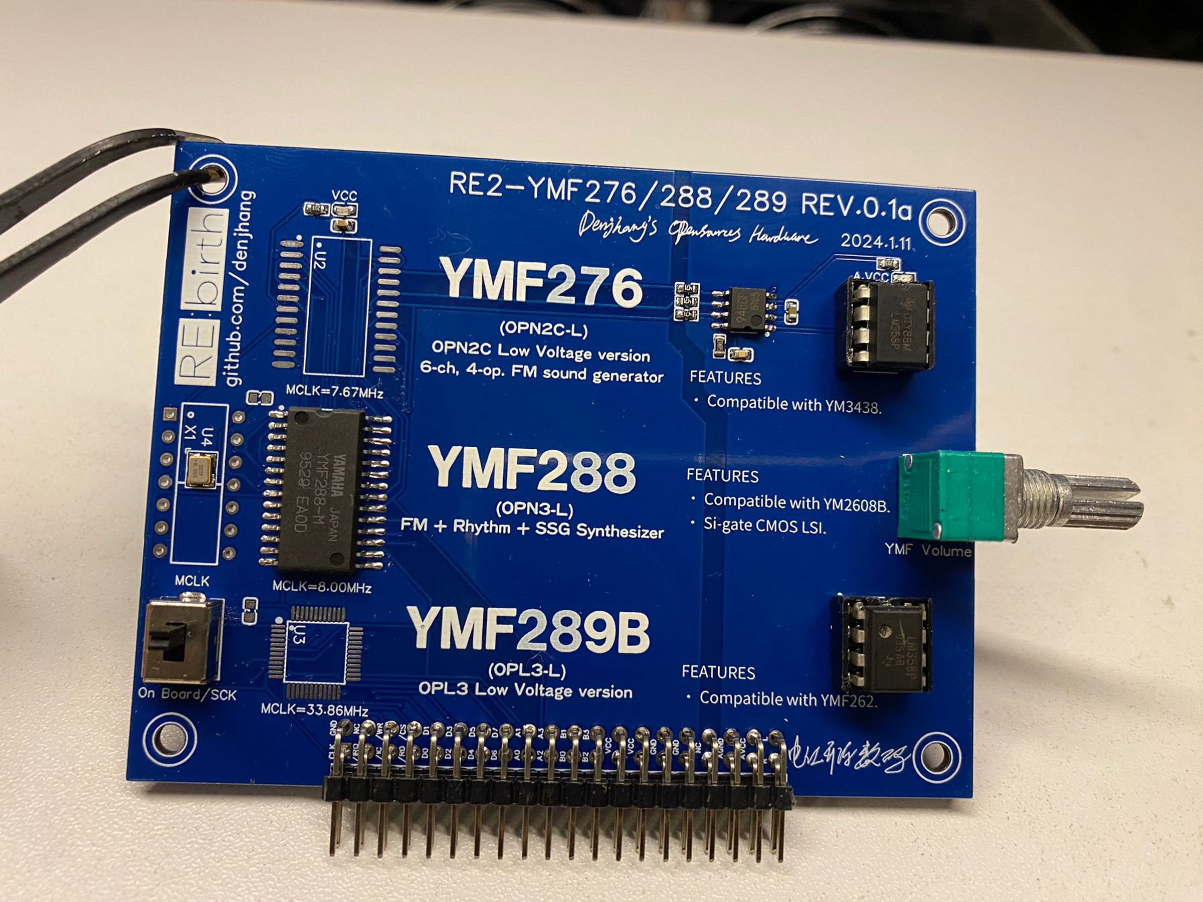 RE2-YMF276/288/289 - Project RE:birth 2nd Sound Module