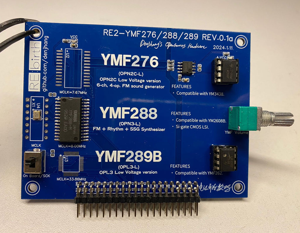 RE2-YMF276/288/289 - Project RE:birth 2nd Sound Module