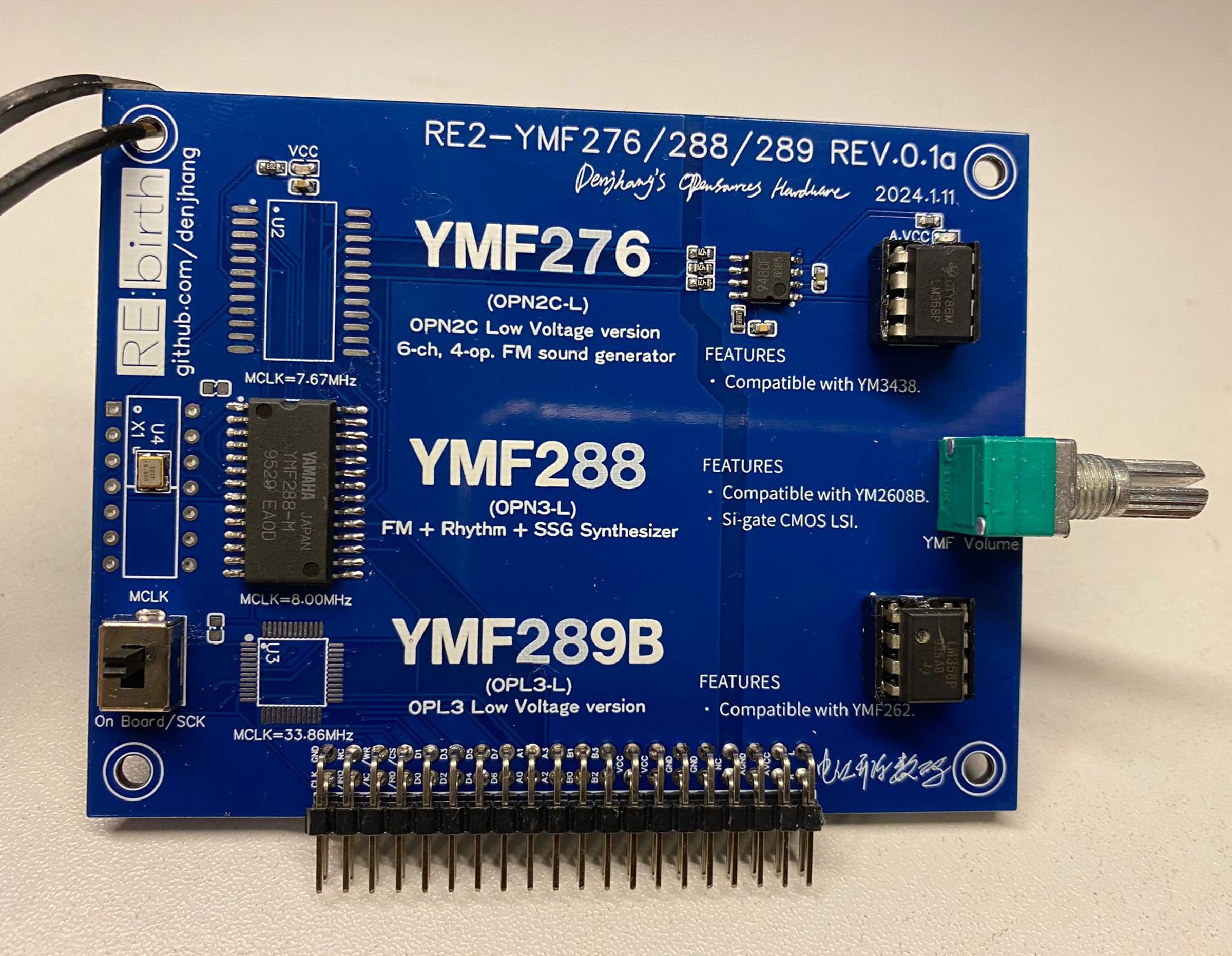 RE2-YMF276/288/289 - Project RE:birth 2nd Sound Module