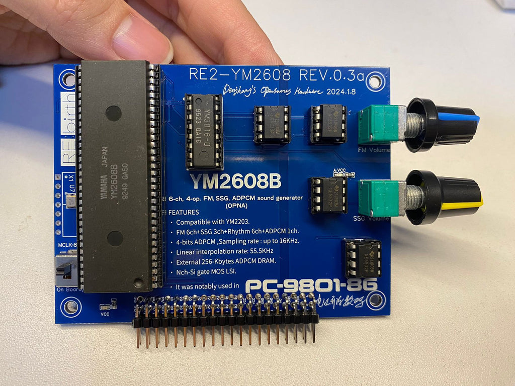 RE2-YM2608 - Project RE:birth 2nd Sound Card