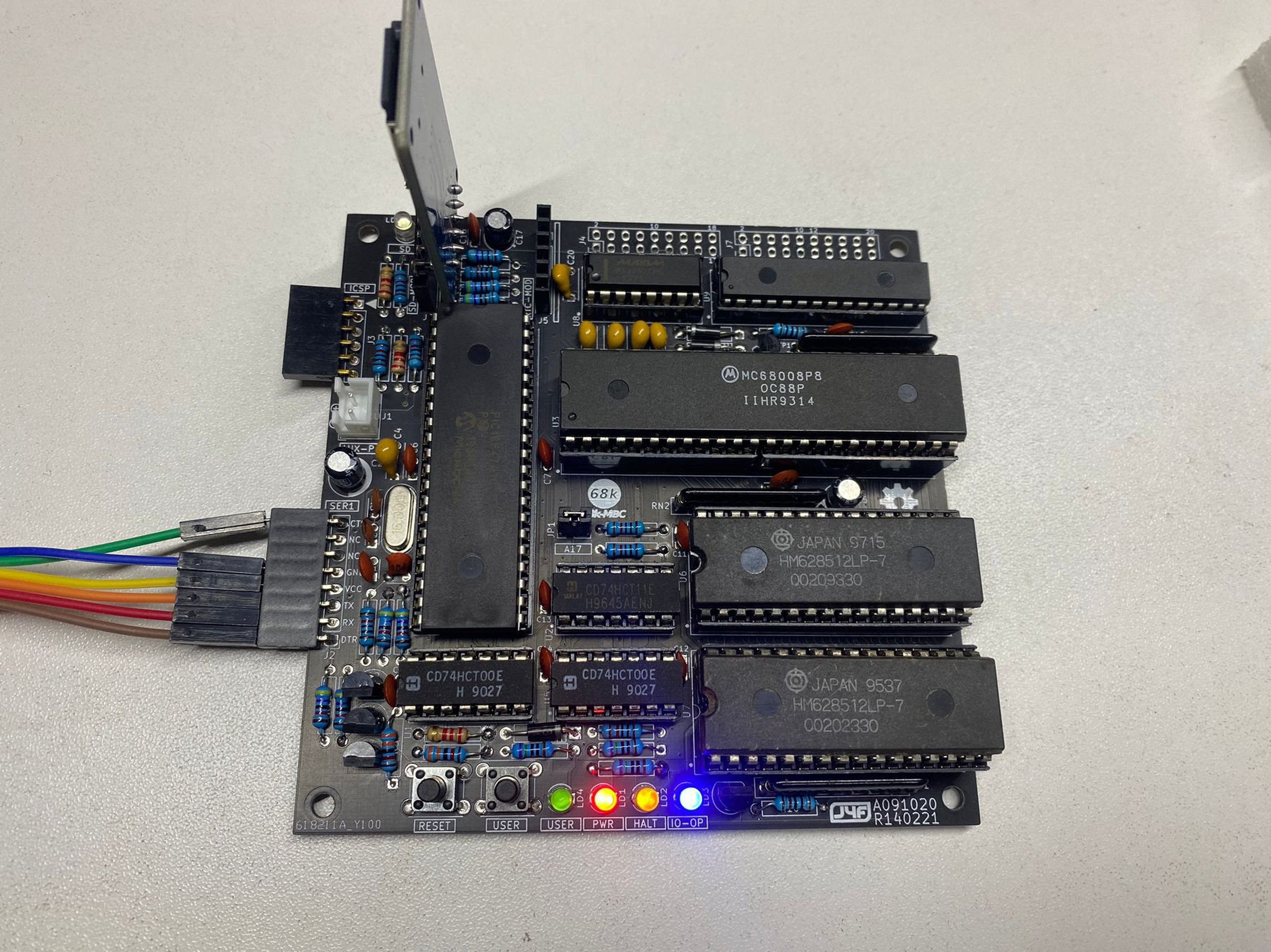 68k-MBC: a 3 ICs 68008 Homebrew Computer