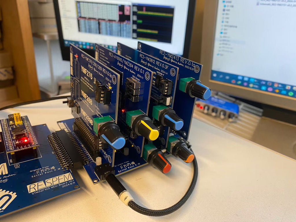 STM32-RESPFM - 4 Slots Modular Chiptune Host