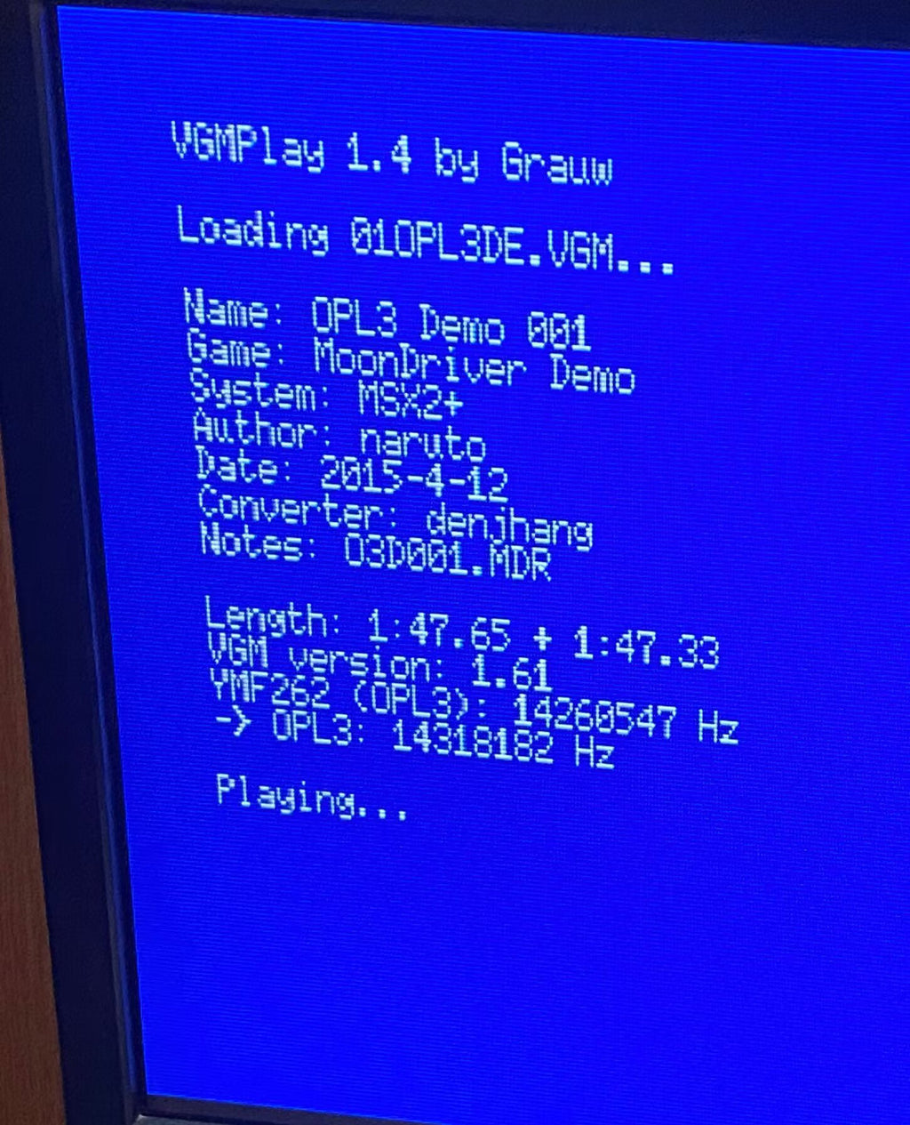 MSX-Audio/OPL1/2/3 Modular Sound Cartridge