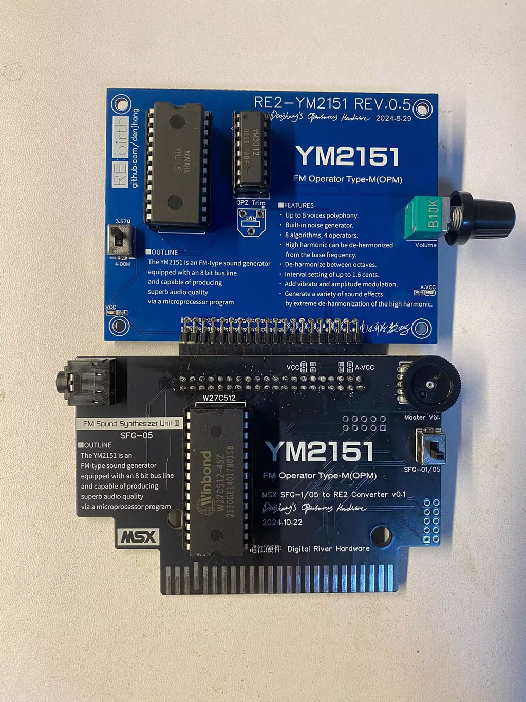MSX Modular OPM Cartridge - Simplified SFG-01/05