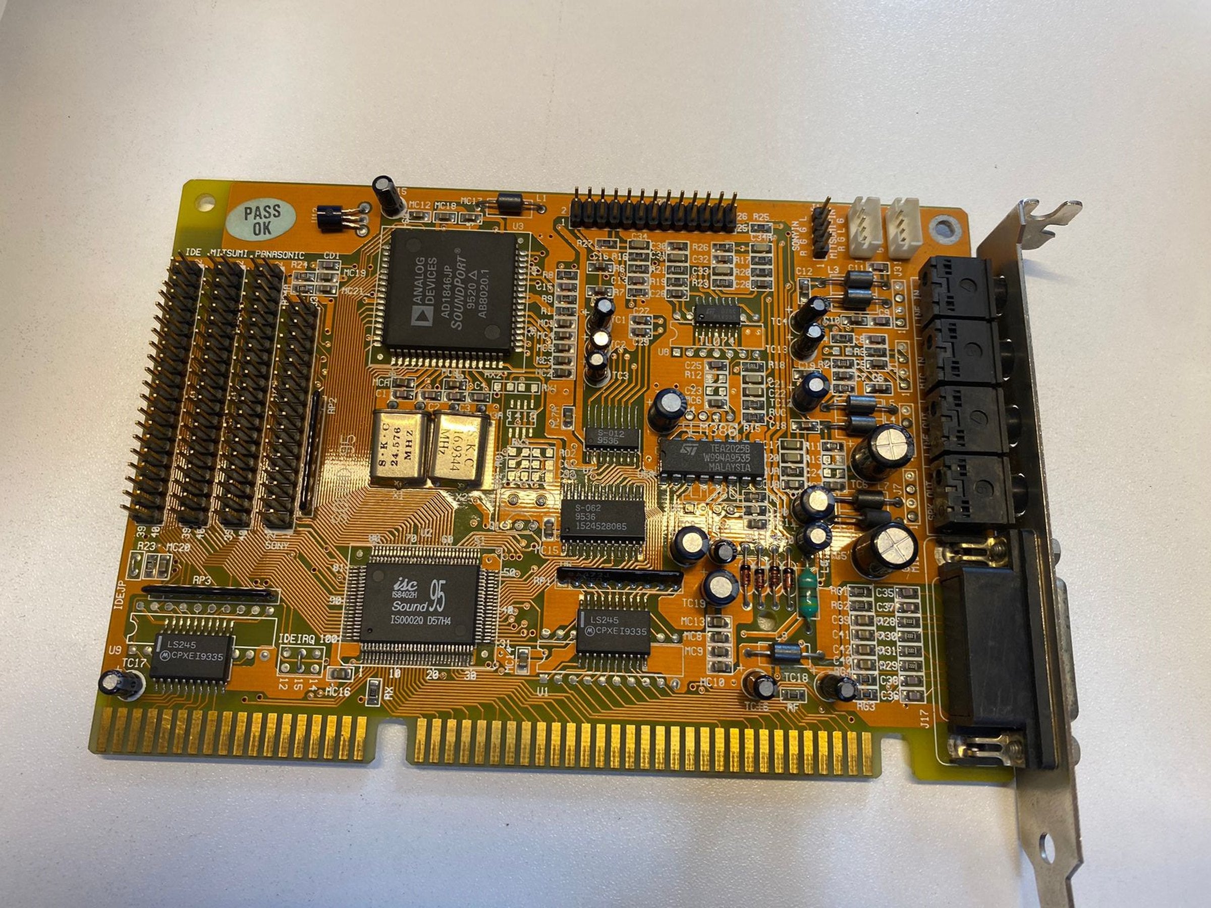 Analog Devices AD1815J/1846JP ISA Sound Card