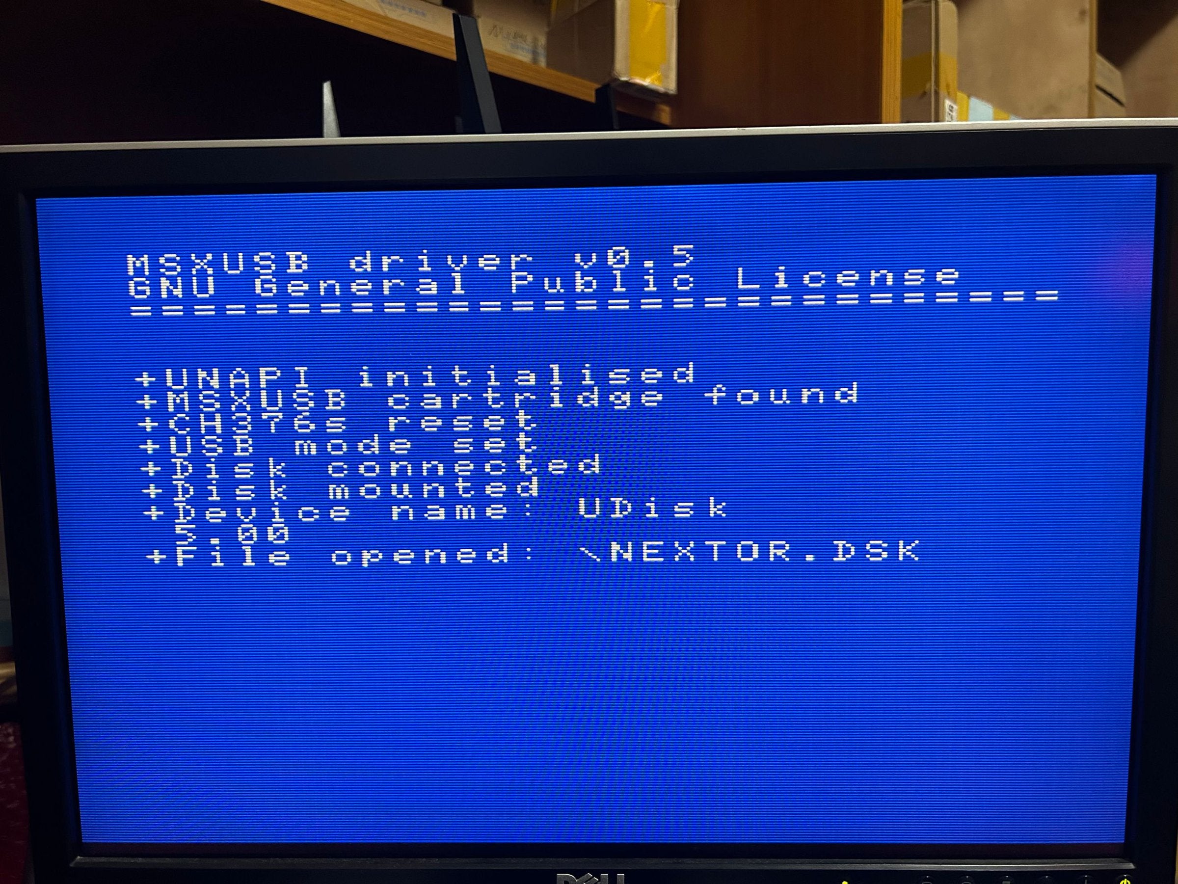 MSX-USB Cartridge - Another Rookie Drive