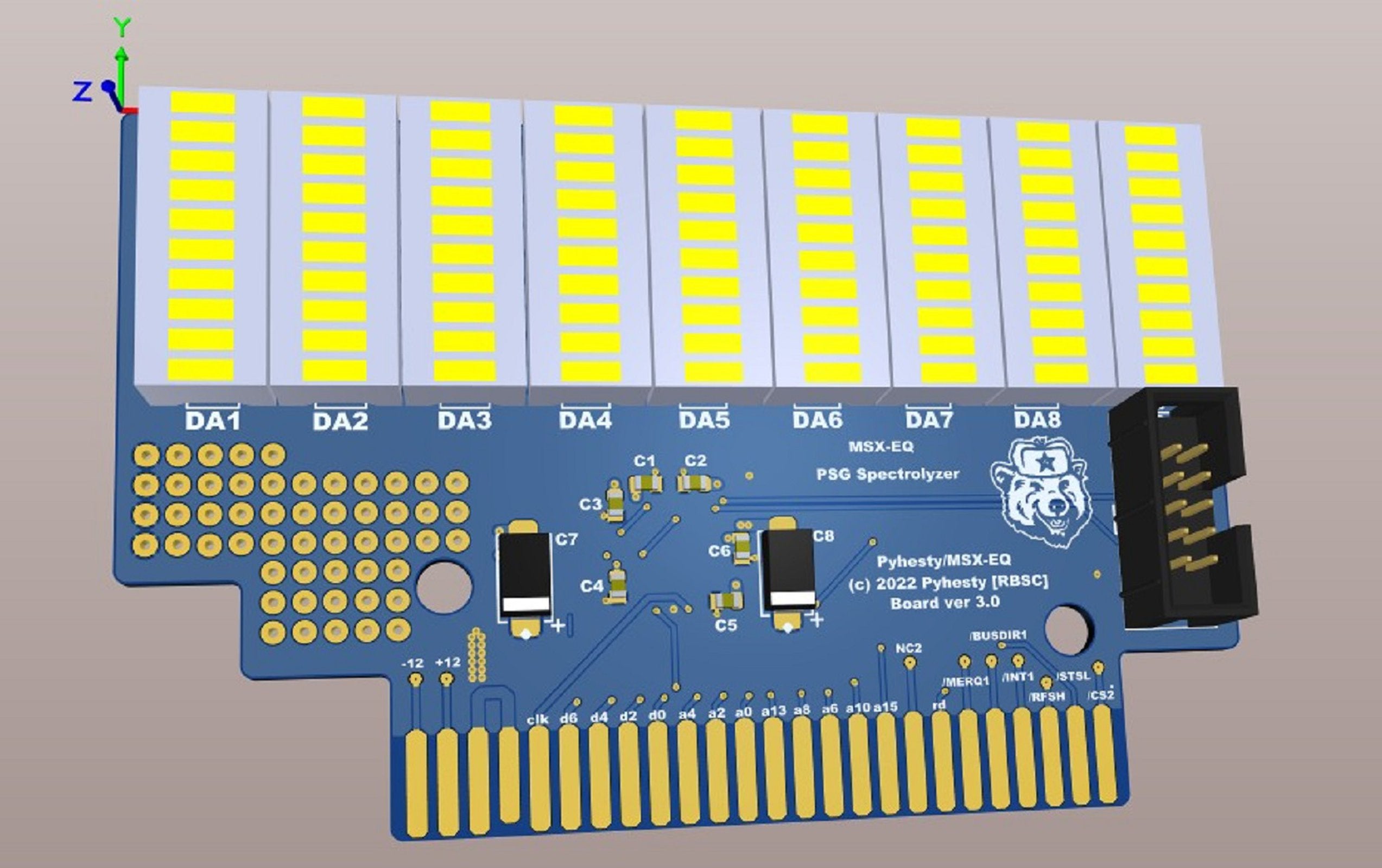 MSX-EQ PSG Spectrolyzer Cartridge