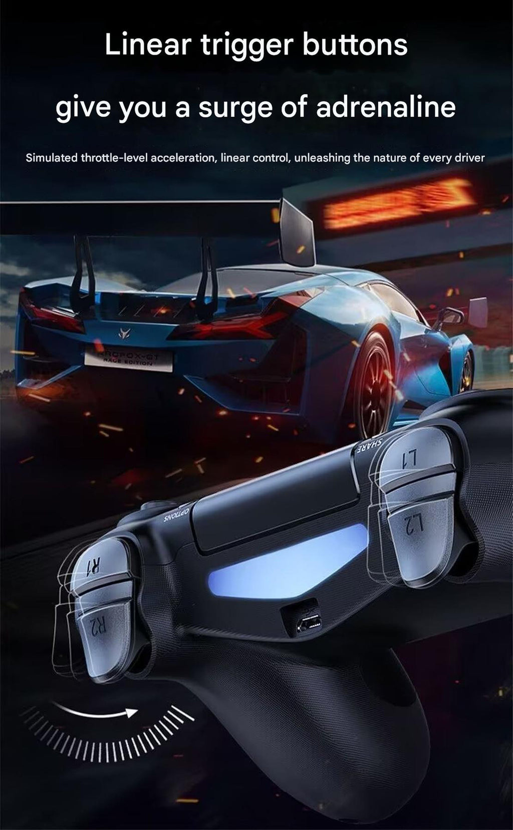 PS4 Compatible Bluetooth Wireless Controller