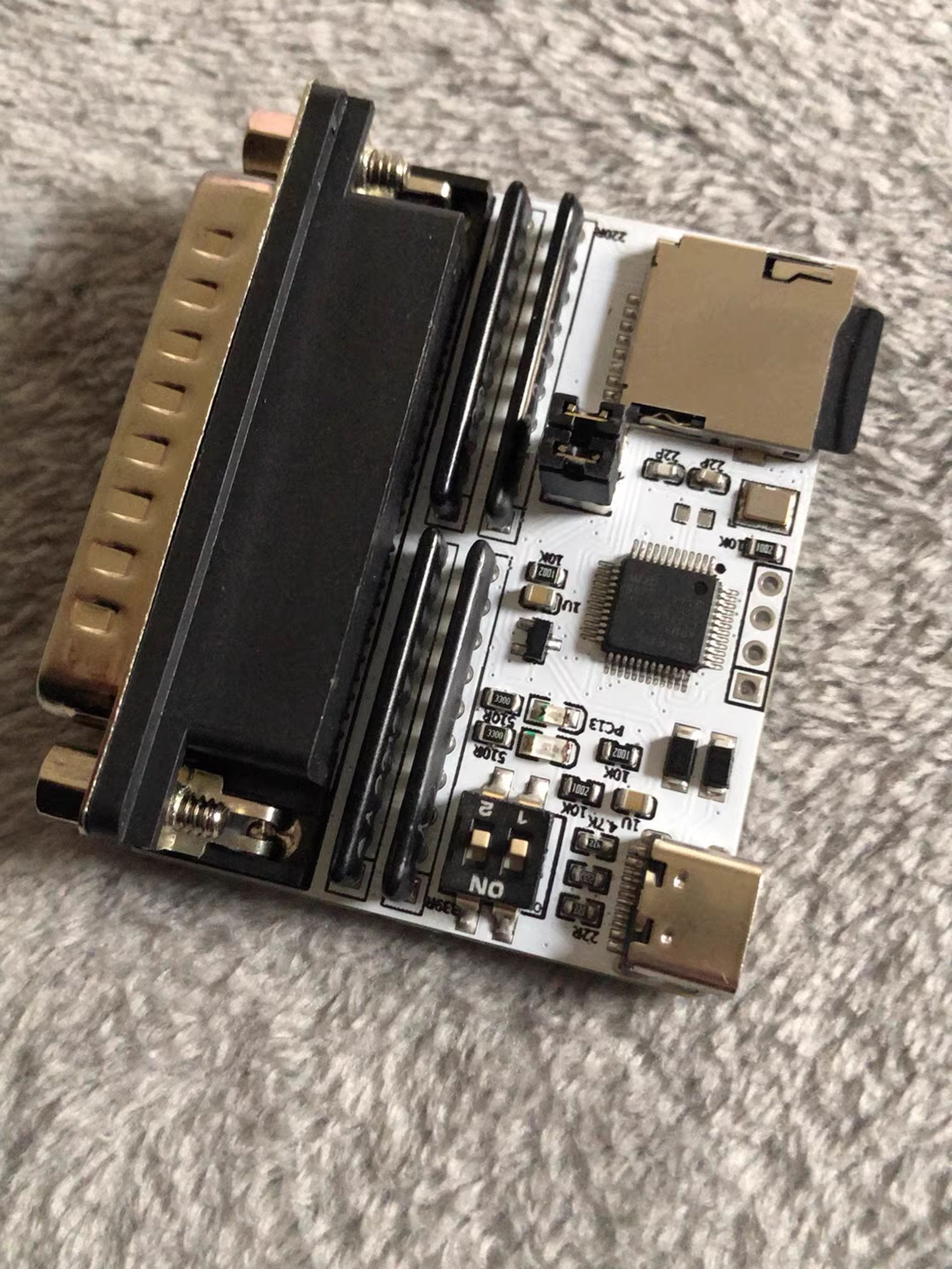 DB25 SCSI Micro SD Interface