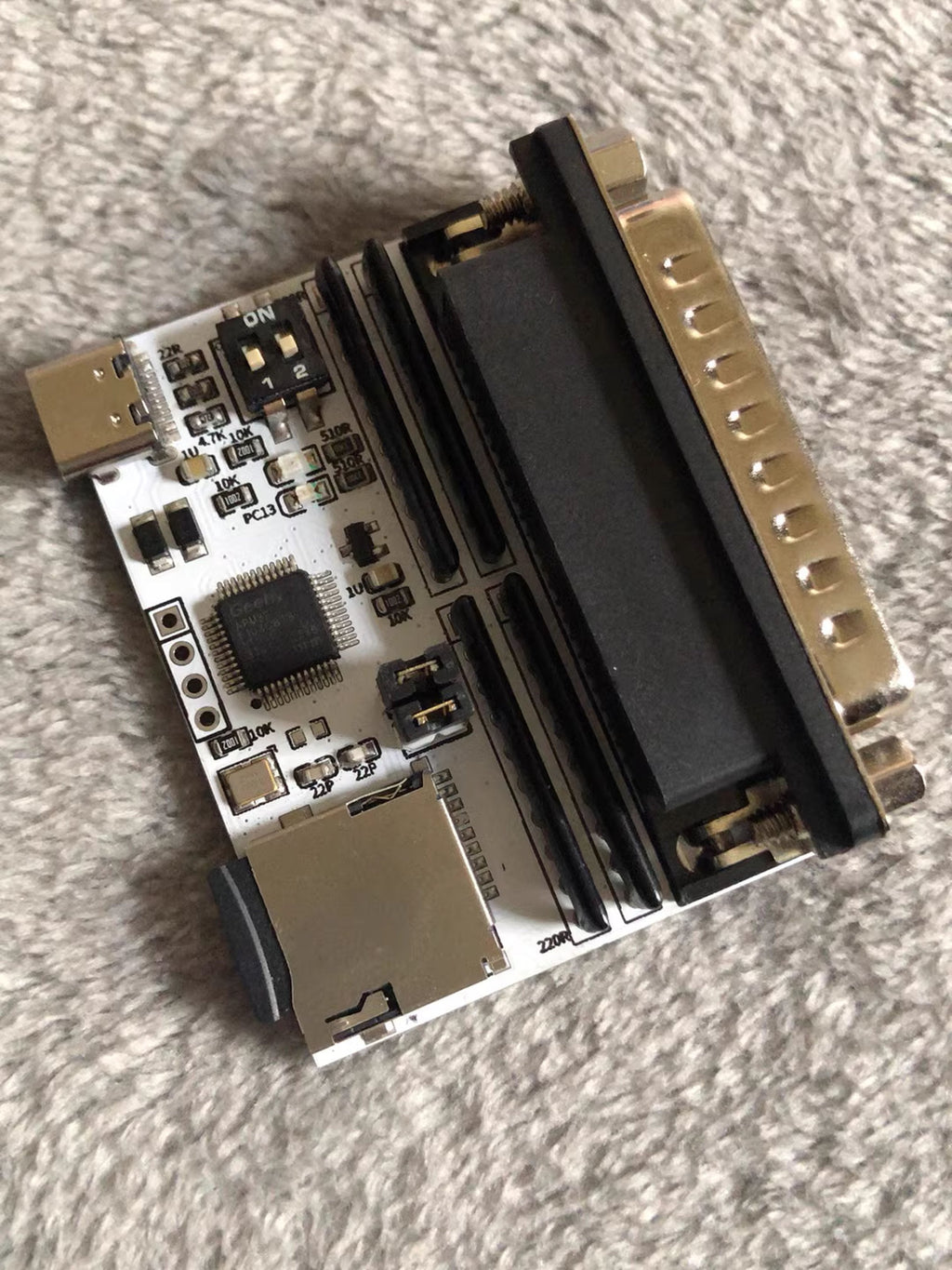 DB25 SCSI Micro SD Interface