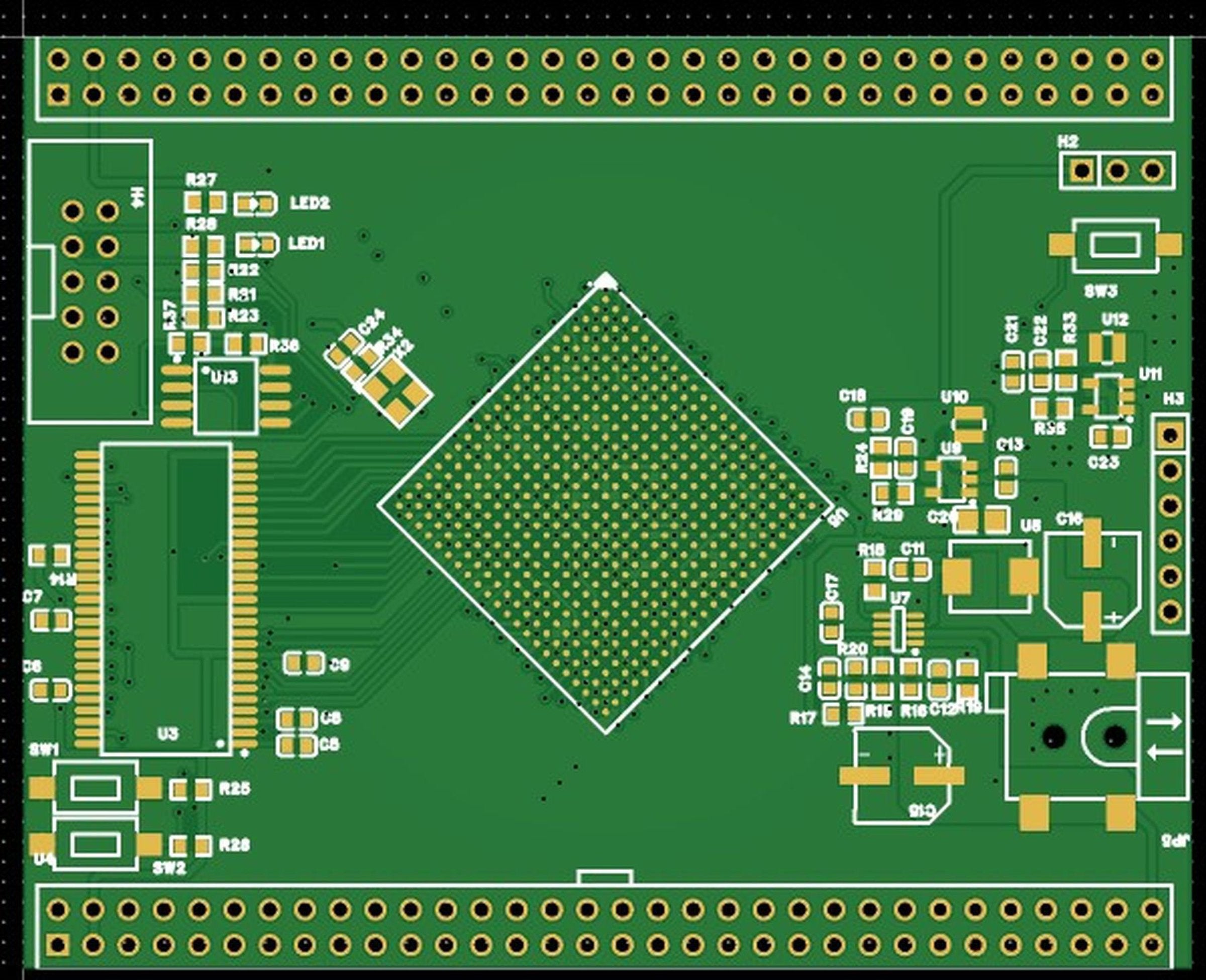 EP4CE15F23 FPGA Core Board
