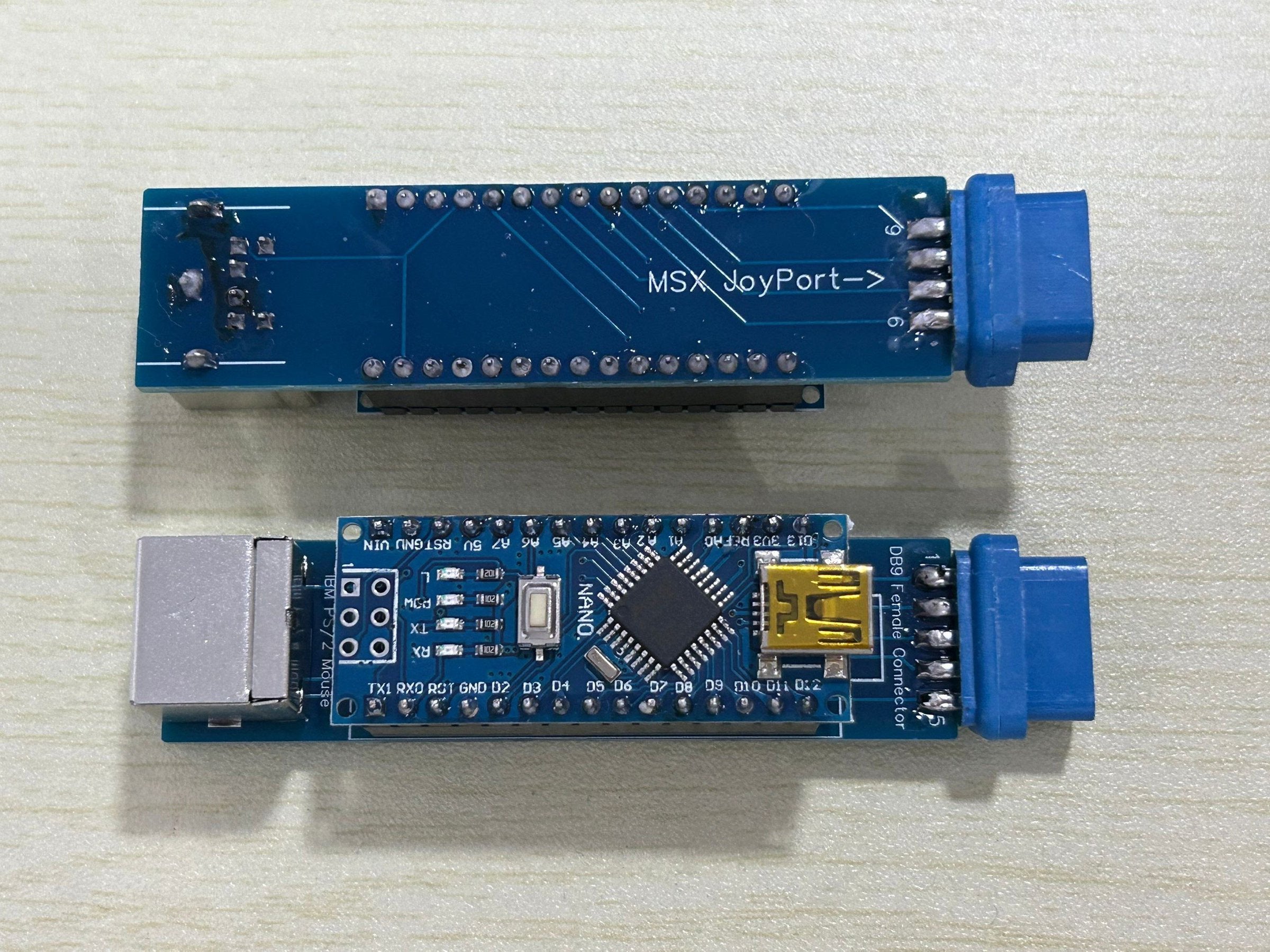 MSX PS/2 Mouse Converter - Arduino Nano Based