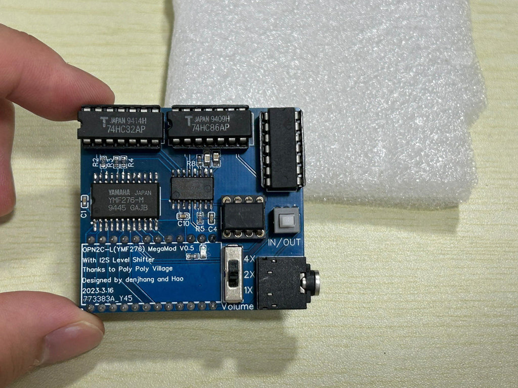 YMF276 MegaMod - OPN2 with External 16-bit DAC
