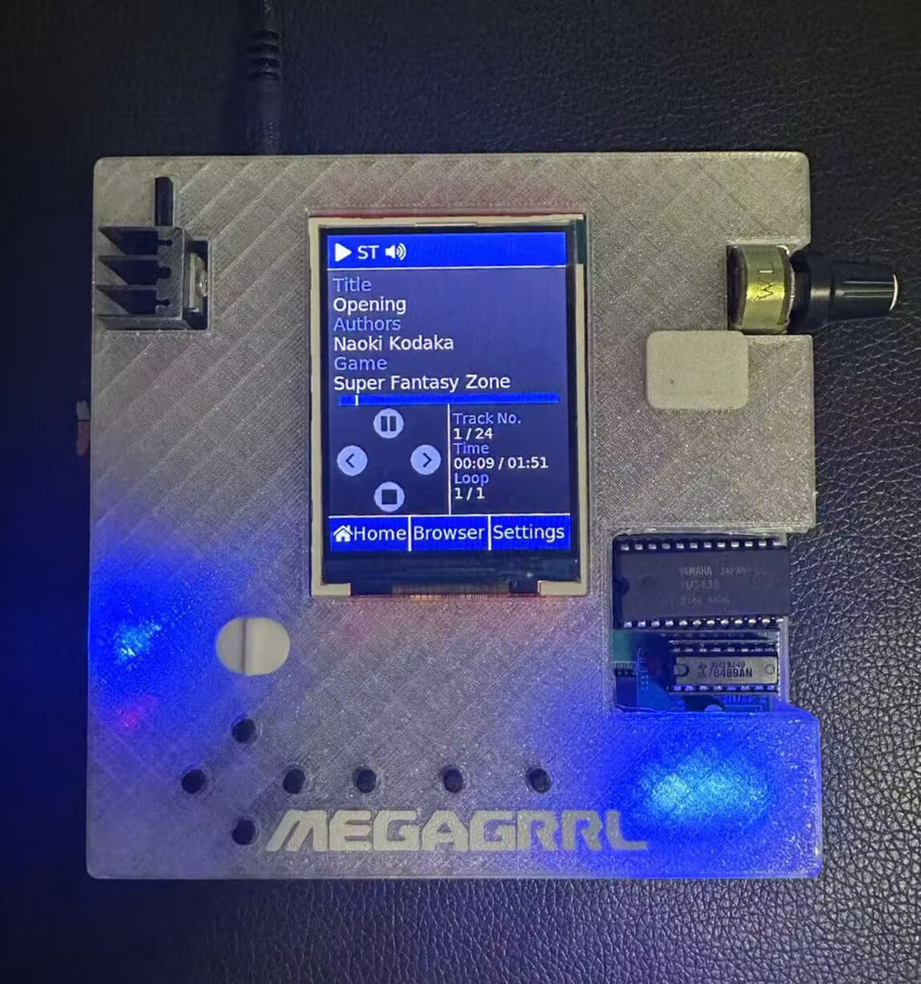 MegaGRRL Desktop - Hardware VGM Player