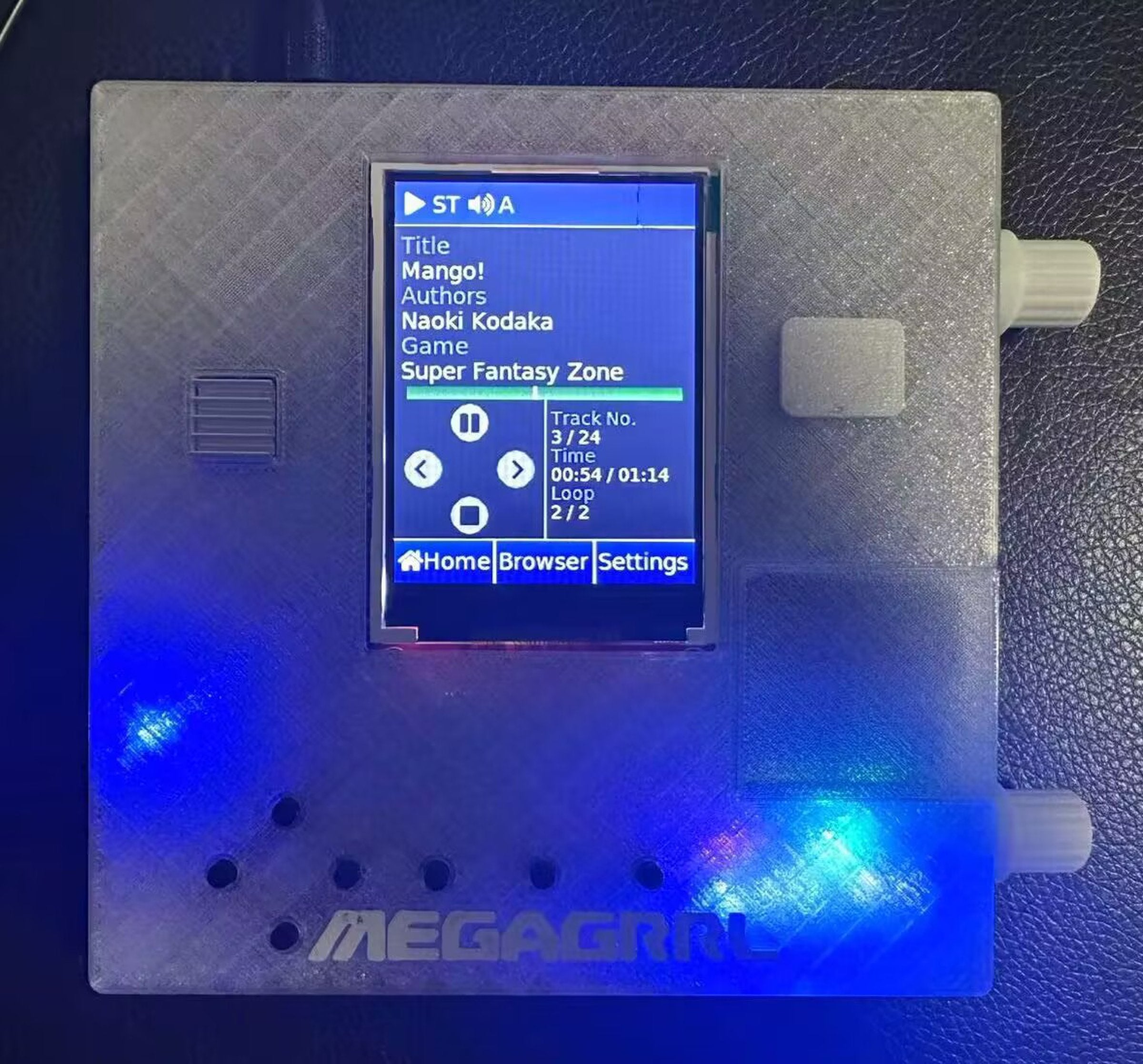 MegaGRRL Desktop - Hardware VGM Player